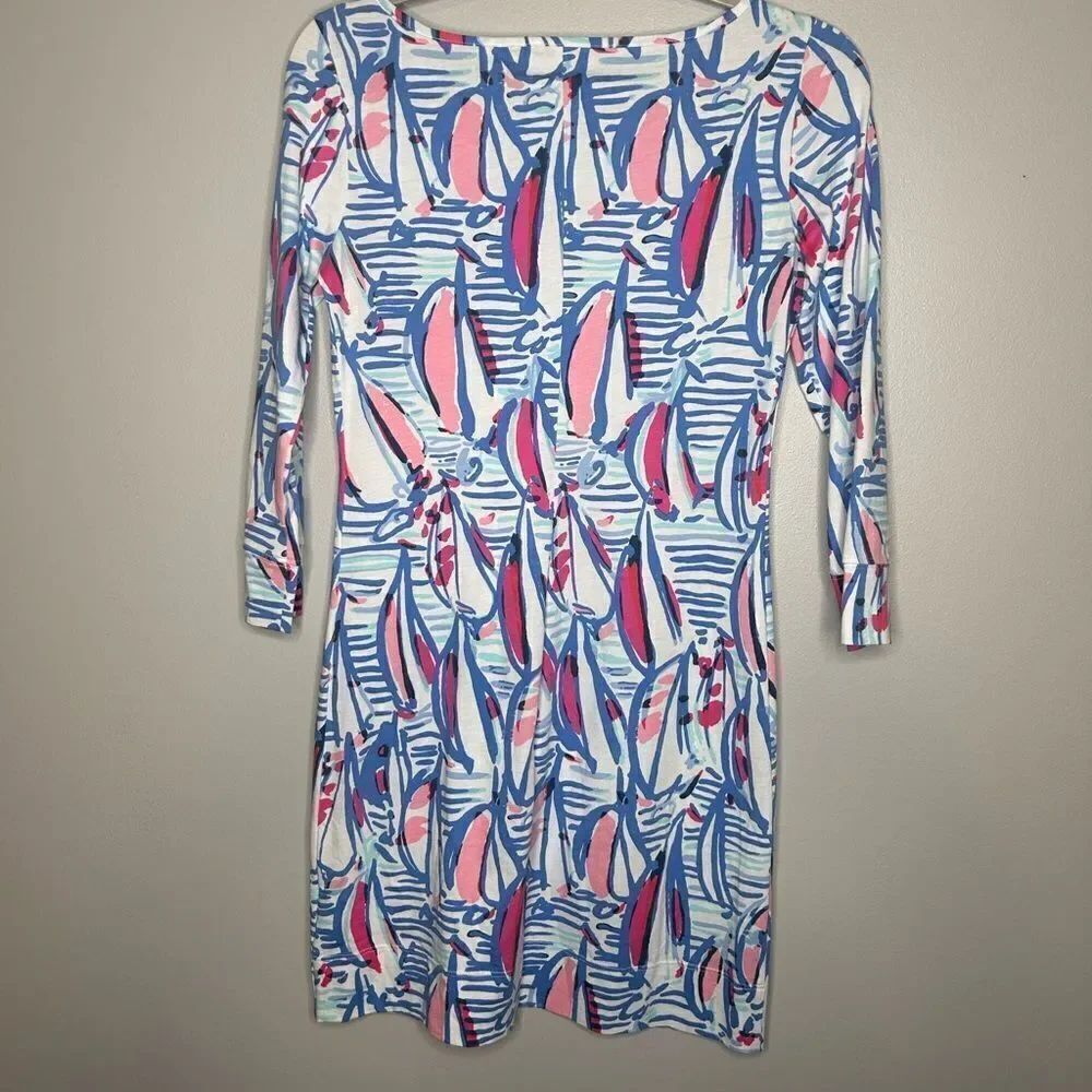 Lily Pulitzer Marlowe Red Right Return Dress - Picture 4 of 4